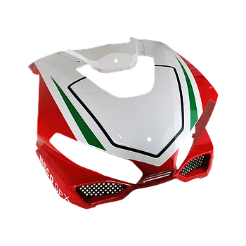 Carenagem frontal (Vermelha Racing) Neco (Gpx 125)