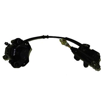 Bomba travao completa traseiro, de pe (L=500mm) (1 bombito) (preto) - ATV 110/125 / Tox (Speedbird)