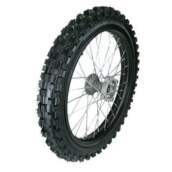 Roda Traseira Completa + pneu (80/100-12) - Tox (Volcano 110/125)